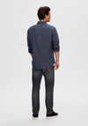 Selected Homme Owen Twist Shirt, Navy Blazer