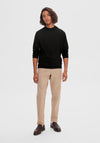 Selected Homme Town Mock Neck Sweater, Black