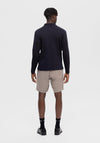 Selected Homme Long Sleeve Polo Shirt, Black