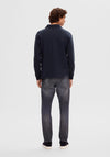Selected Homme Long Sleeve Polo Shirt, Sky Captain
