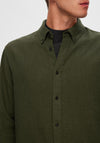 Selected Homme Robin Drake Shirt, Forest Night