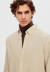 Selected Homme Robin Drake Shirt, Chinchilla