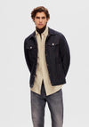 Selected Homme Robin Drake Shirt, Chinchilla
