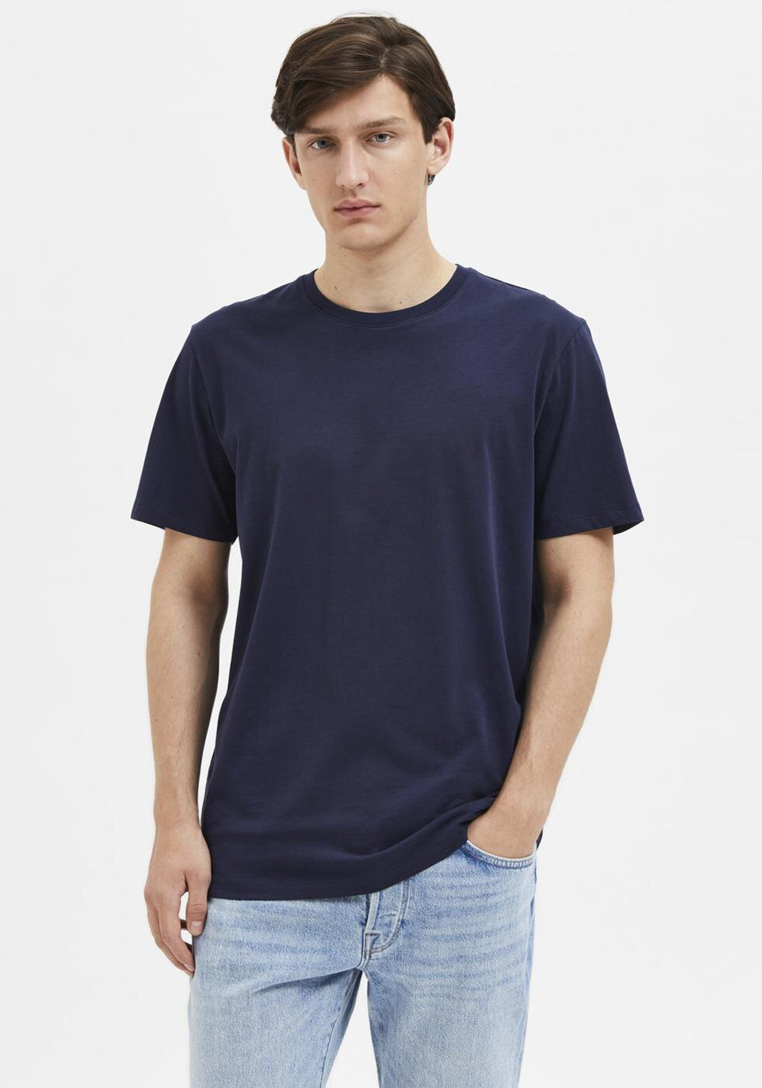 Selected Homme Aspen T-Shirt, Navy