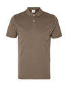 Selected Homme Louse Polo Shirt, Morel