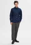 Selected Homme Rick Oxford Flex Shirt, Navy