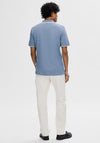 Selected Homme Dante Sports Polo Shirt, Blue Shadow
