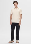 Selected Homme Dante Sports Polo Shirt, Antique White