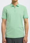 Selected Homme Zip Polo Shirt, Green