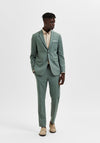 Selected Homme Oasis Linen Blazer, Light Green Melange