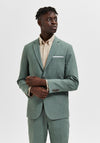 Selected Homme Oasis Linen Blazer, Light Green Melange