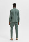 Selected Homme Oasis Linen Blazer, Light Green Melange