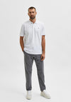 Selected Homme Aze Polo Shirt, Bright White
