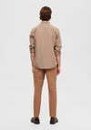 Selected Homme Rick Oxford Flex Shirt, Dark Earth