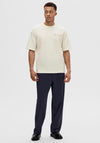 Selected Homme Back Graphic T-Shirt, Cloud Dancer