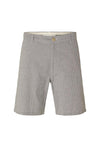 Selected Homme Bill Flex Shorts, Dark Sapphire & White