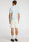 Selected Homme Zip Polo Shirt, Light Blue