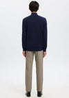 Selected Homme Berg Half Zip Sweater, Navy