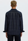 Selected Homme Claus Slim Fit Cord Check Shirt, Navy Multi