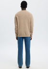 Selected Homme Neil Speckled Knit Jumper, Beige