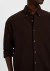 Selected Homme Noah Shirt, Brown Mix