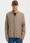 Selected Homme Noah Shirt, Beige Mix