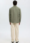 Selected Homme Clay Linen Blend Shirt, Green