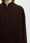 Selected Femme Jacqueline Wool Blend Jacket, Brown