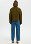 Selected Femme Jacqueline Wool Blend Jacket, Green