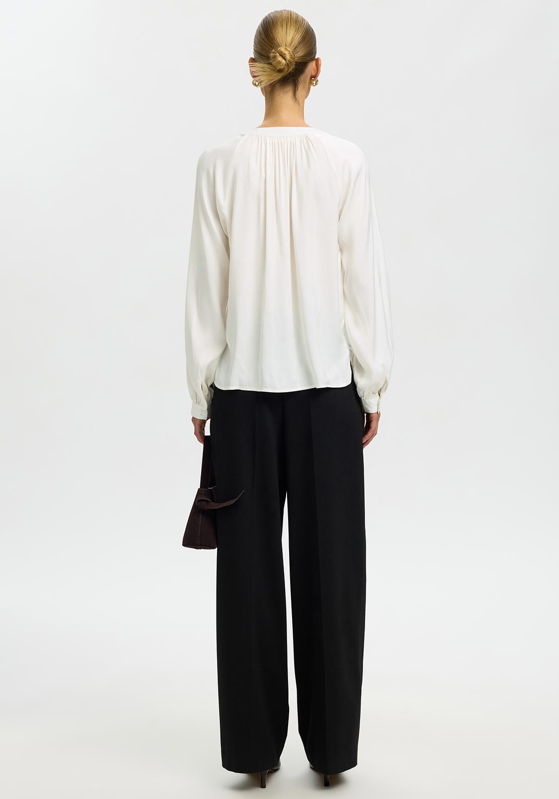Selected Femme Jonna Blouse, White