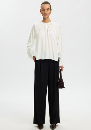 Selected Femme Jonna Blouse, White