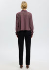 Selected Femme Romie Striped Relaxed Shirt, Wine