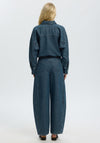 Selected Femme Bella Batsleeve Denim Shirt, Blue
