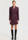 Selected Femme Lisa Blazer Dress, Wine
