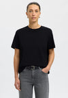 Selected Femme Basic Boxy Fit T-Shirt, Black
