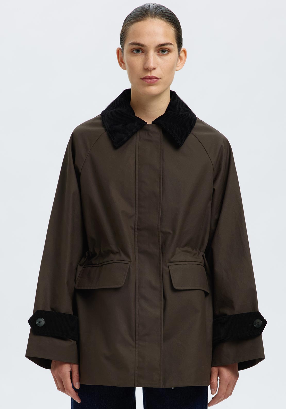 Selected Femme Wilma Heavy Jacket, Green