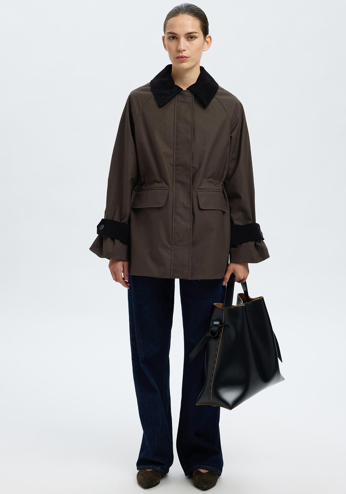 Selected Femme Wilma Heavy Jacket, Green