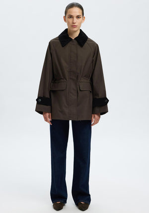 Selected Femme Wilma Heavy Jacket, Green