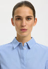Selected Femme Romie Striped Shirt, Blue