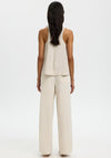 Selected Femme Luisa Linen Blend Sleeveless Top, Beige