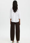 Selected Femme Cleo Alberta Cropped Sleeve Shirt, White