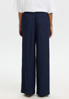 Selected Femme Fiona Wide Leg Trousers, Navy