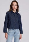 Selected Femme Hanny Denim Jacket, Dark Blue
