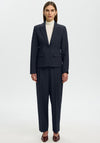 Selected Femme Signe Fitted Blazer, Navy