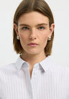 Selected Femme Romie Striped Shirt, White