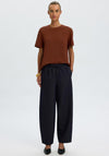Selected Femme Essential Boxy T-Shirt, Brown
