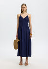 Selected Femme Jackie Maxi Dress, Navy