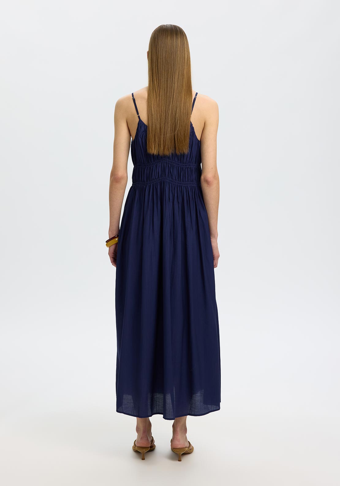Selected Femme Jackie Maxi Dress, Navy