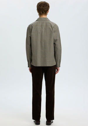 Selected Homme Rick Brushed Oxford Check Shirt, Green