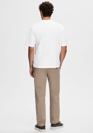 Selected Homme Oscar Loose Fit T-Shirt, White